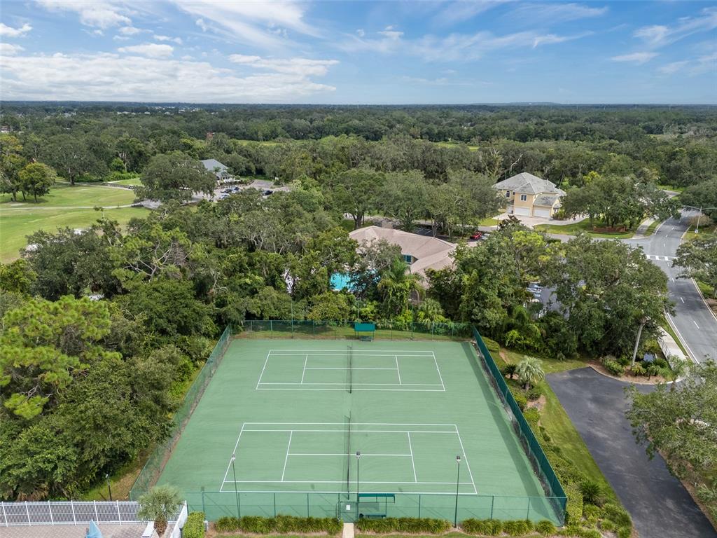 5909 Wedgefield Drive Zephyrhills, FL 33541 - Photo 33 of 54 a view of a tennis court