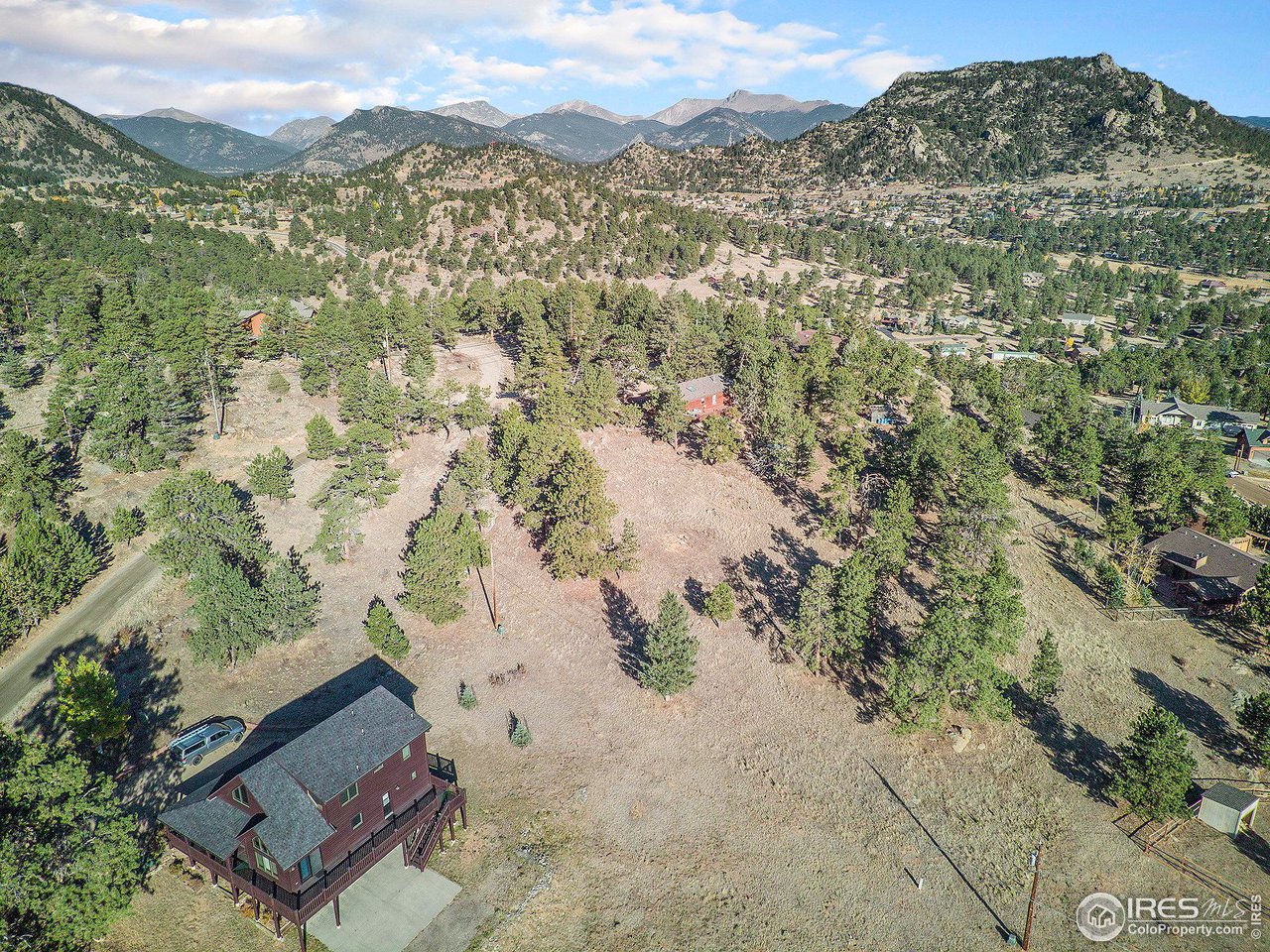 2630 Ridge Lane Estes Park, CO 80517 - Photo 18 of 31 a view of a mountain with a forest