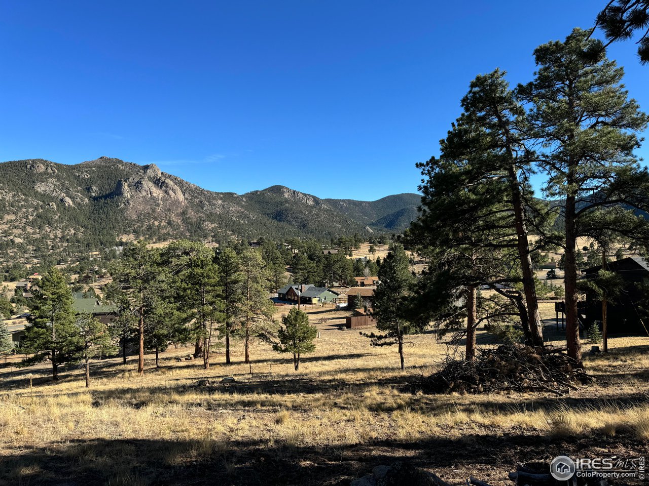 2630 Ridge Lane Estes Park, CO 80517 - Photo 30 of 31 a view of a town with mountains in the background