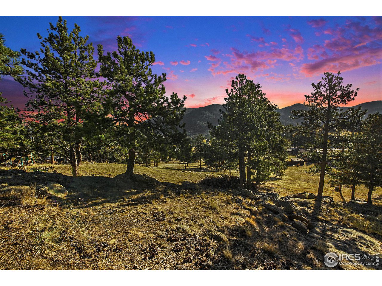 2630 Ridge Lane Estes Park, CO 80517 - Photo 5 of 31 a backyard of a house with a yard