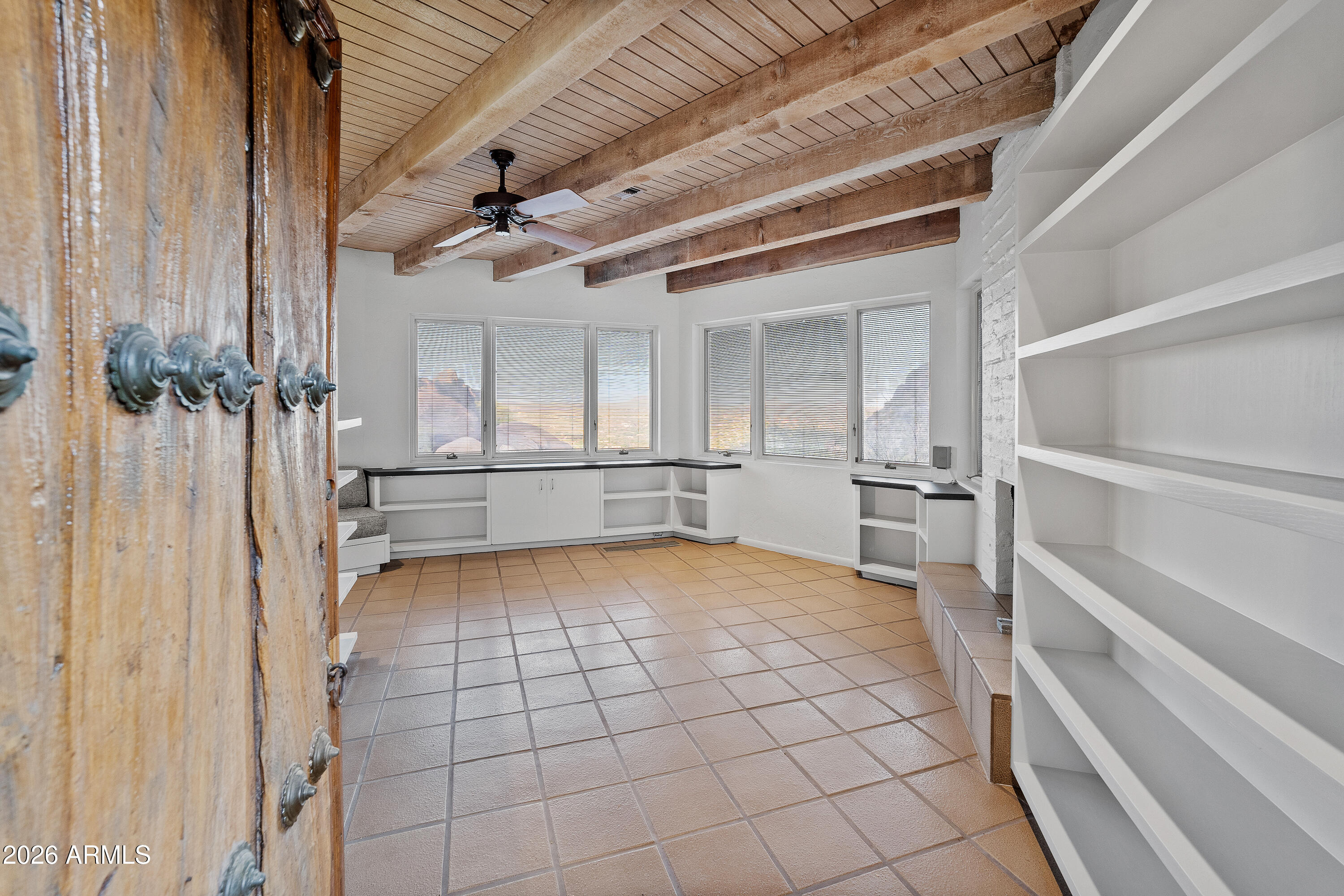 6700 East Hawksnest Road Carefree, AZ 85377 - Photo 40 of 82 a view of an empty room and a window