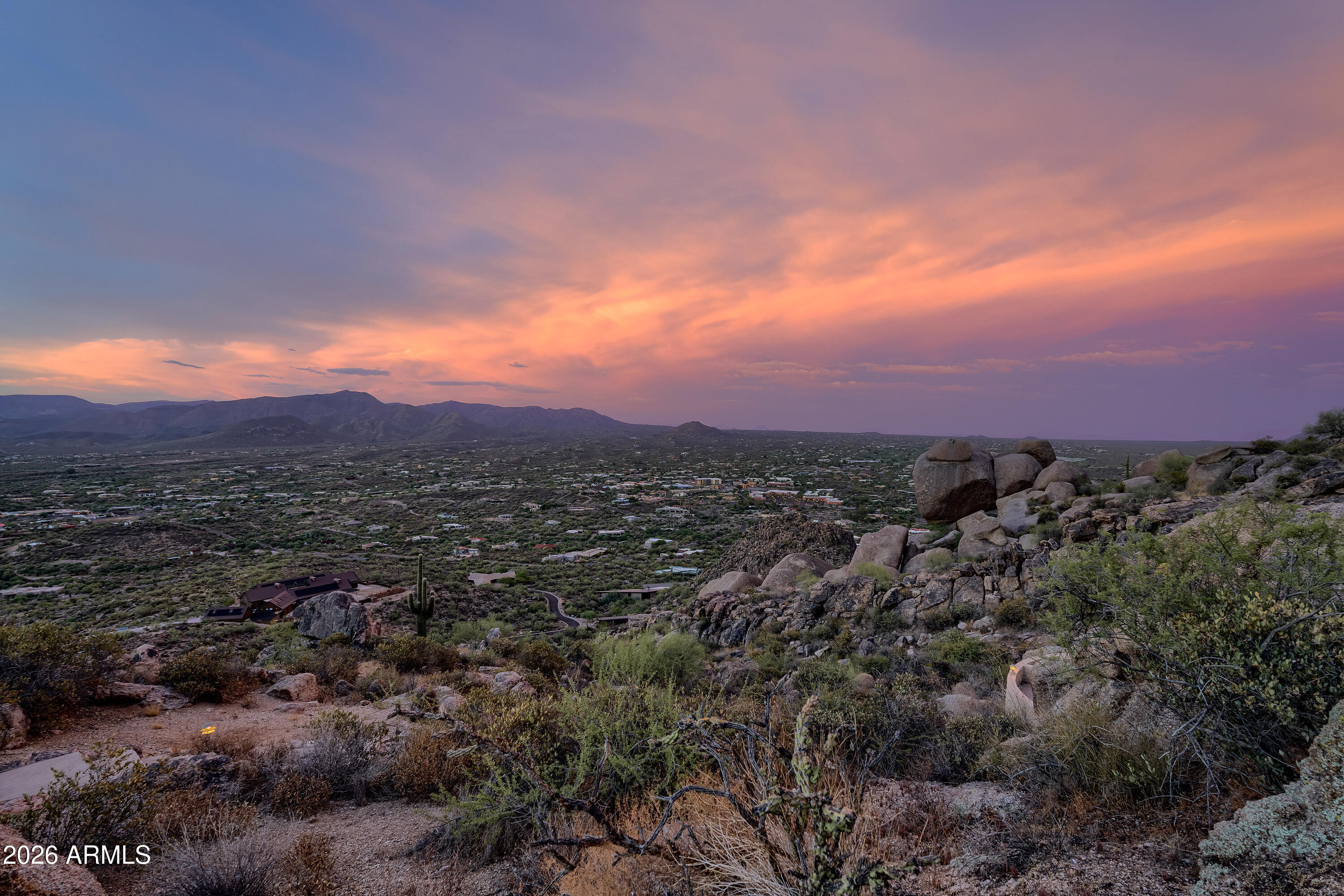 6700 East Hawksnest Road Carefree, AZ 85377 - Photo 61 of 82 a view of a city with lush green forest