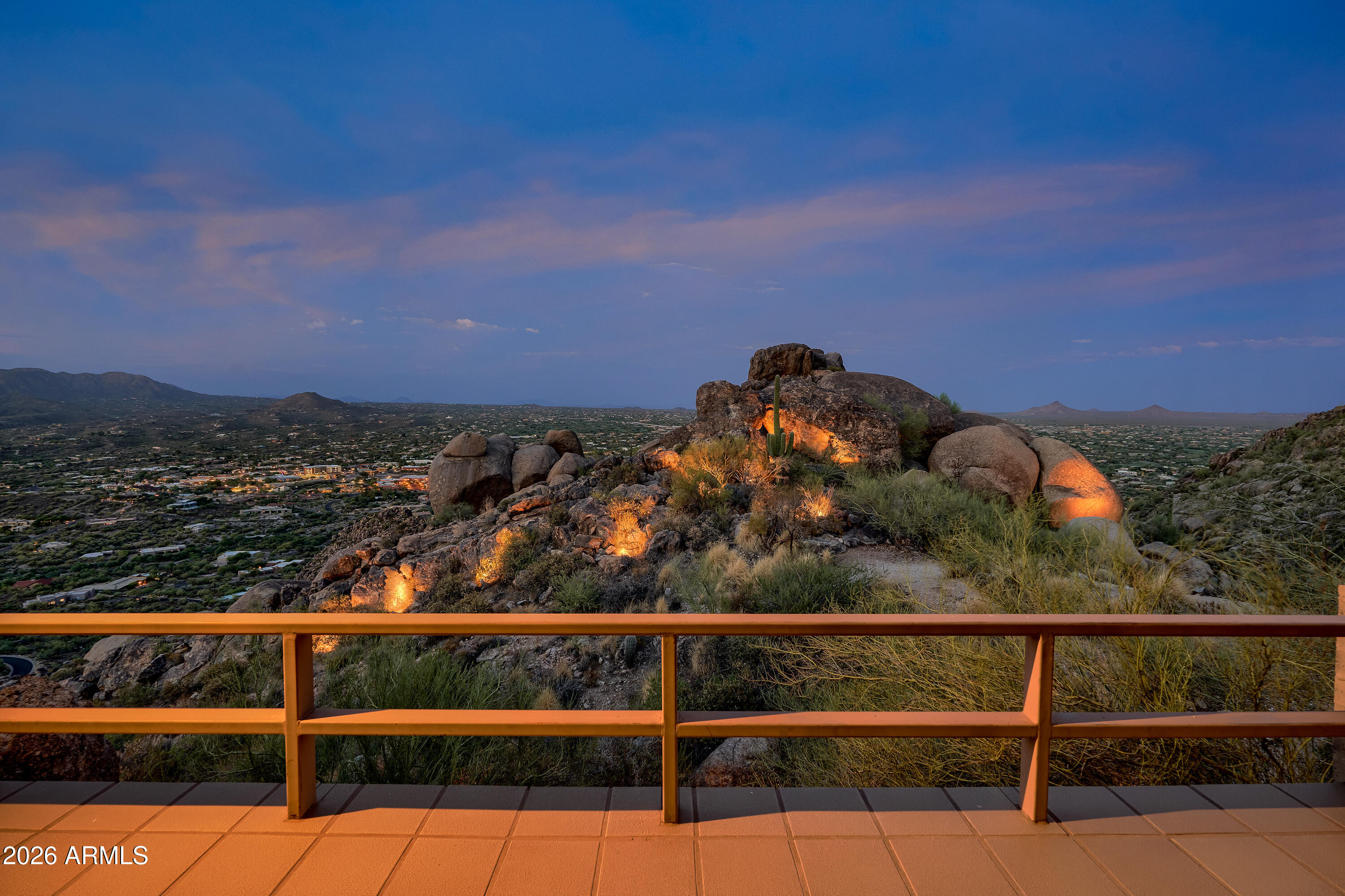 6700 East Hawksnest Road Carefree, AZ 85377 - Photo 64 of 82 a view of city from balcony