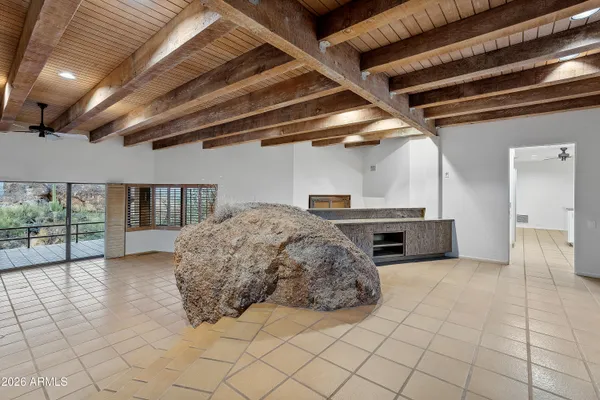 a view of a livingroom with a fireplace