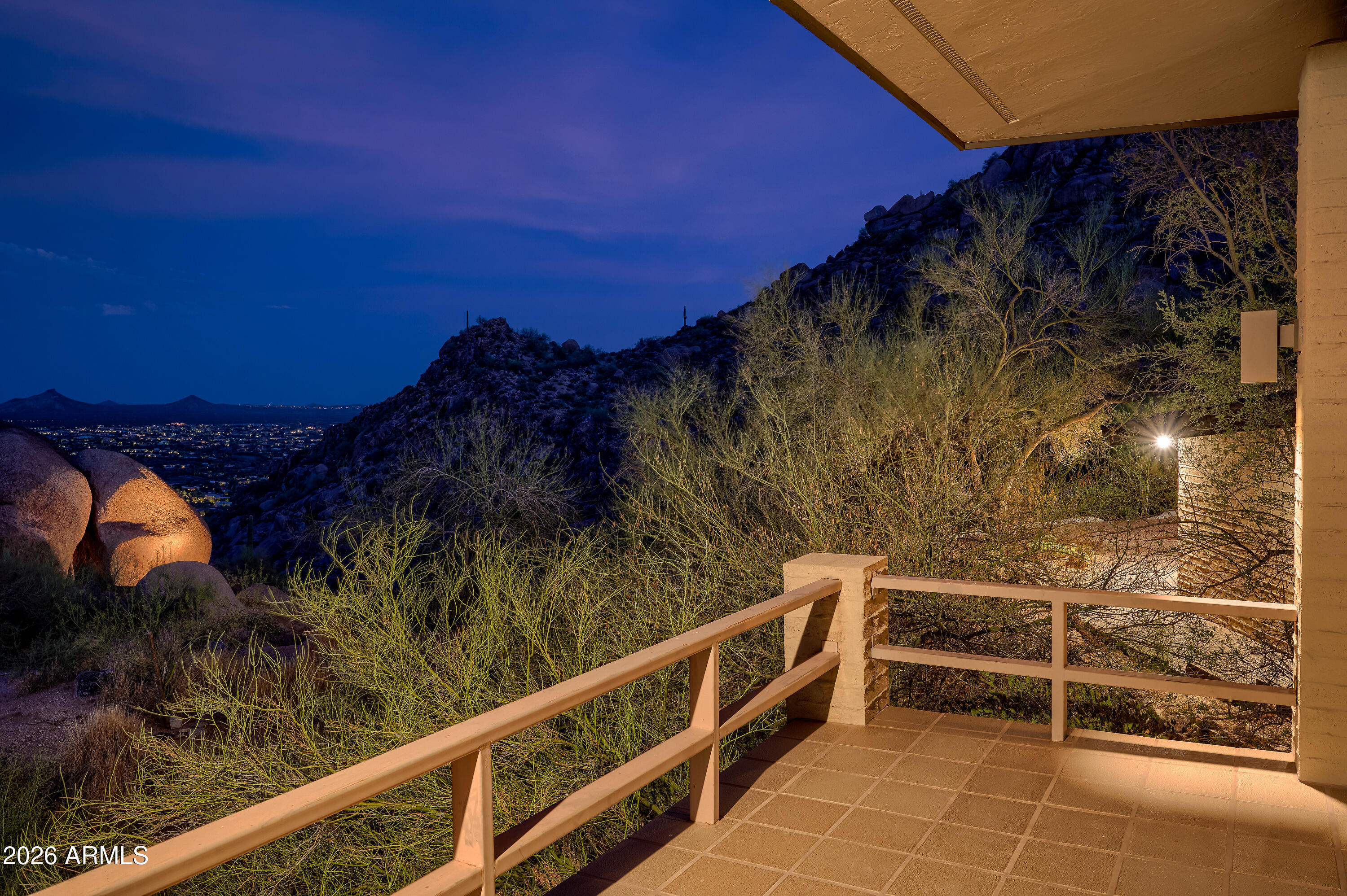 6700 East Hawksnest Road Carefree, AZ 85377 - Photo 79 of 82 a view of a balcony