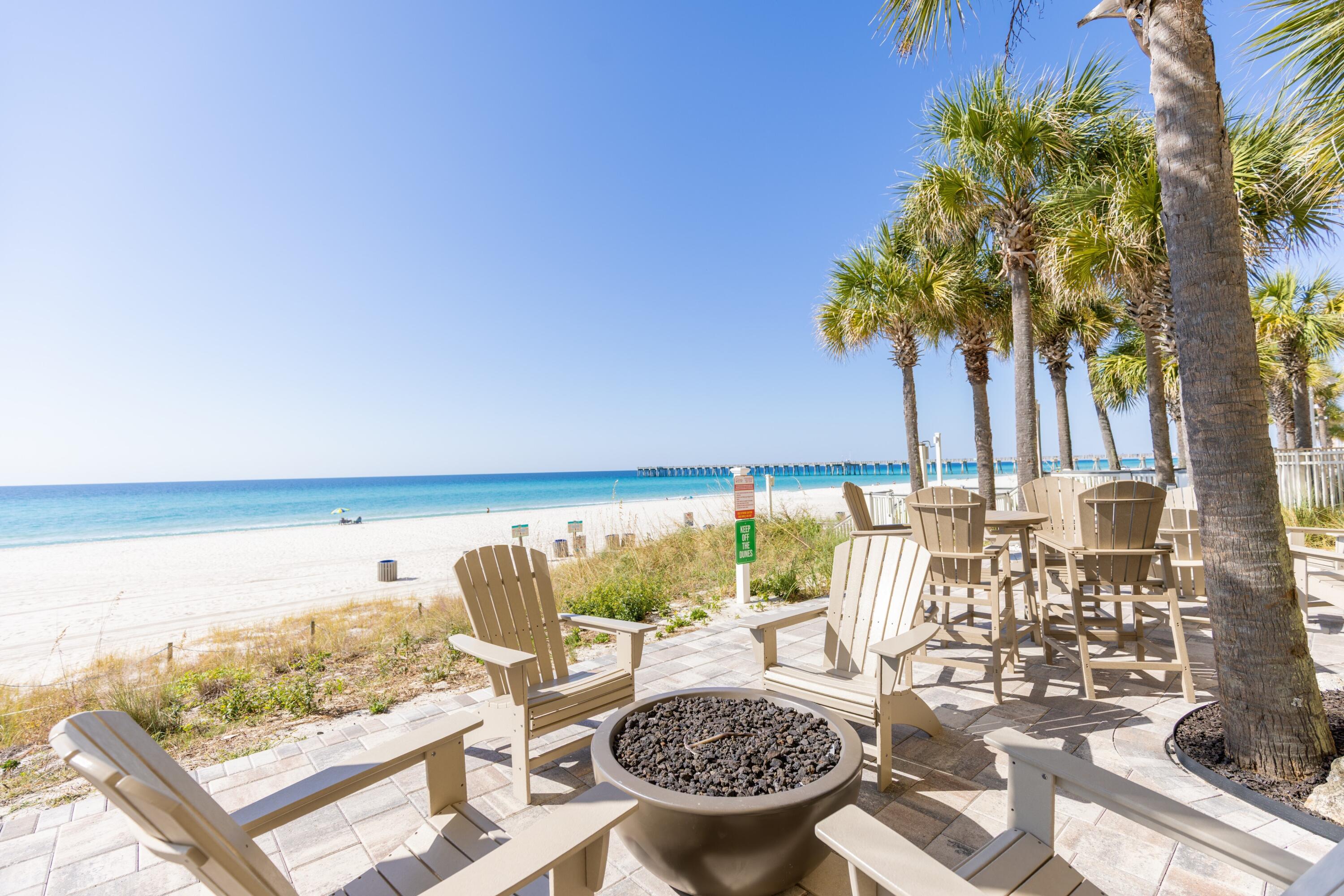 15817 Front Beach Road, Unit 11706 Panama City Beach, FL 32413 - Photo 2 of 22 Calypso Fire Pit