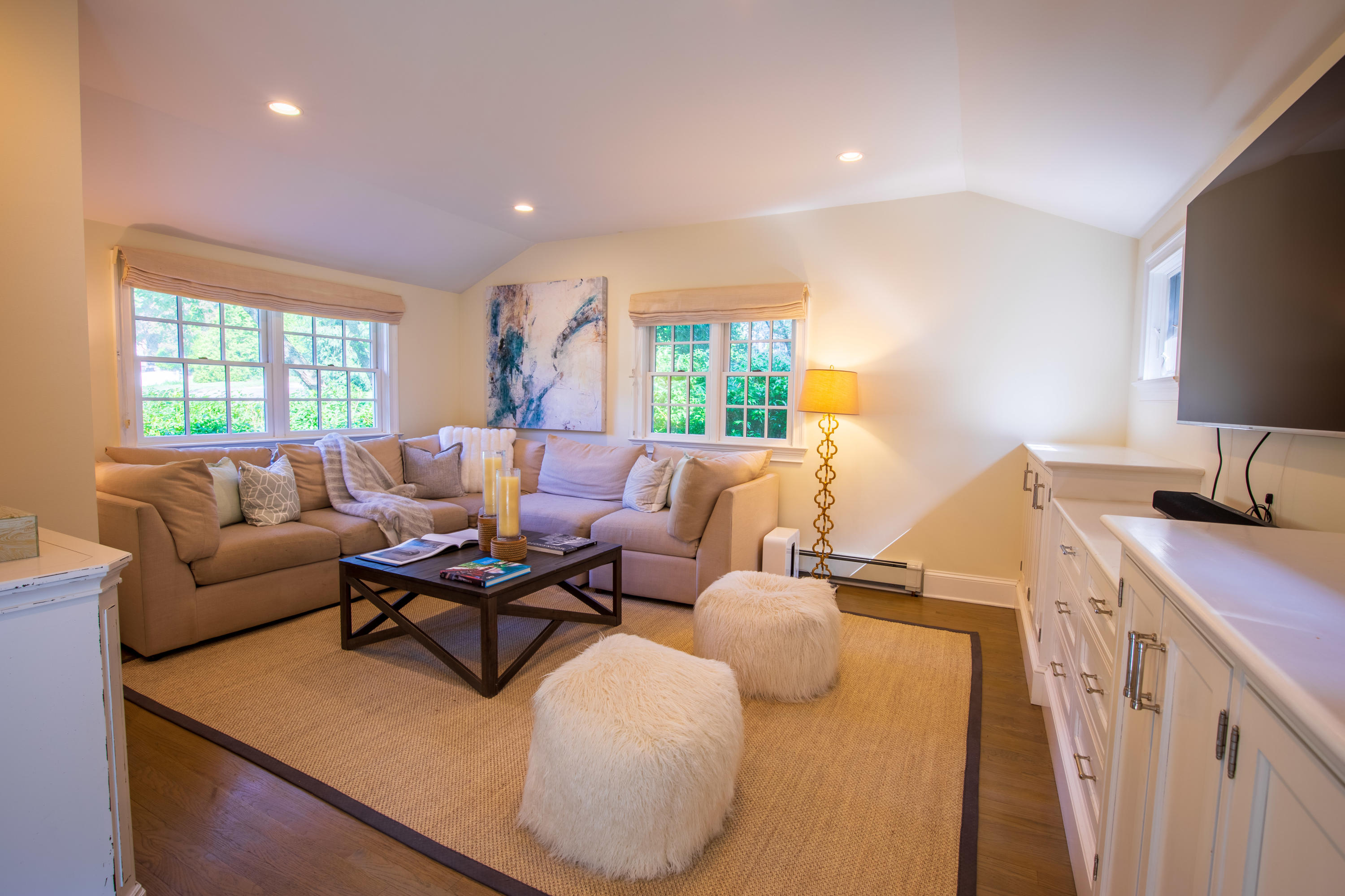 10 Old Field Road Norwalk, CT 06853 - Photo 3 of 21 a living room with furniture and a flat screen tv