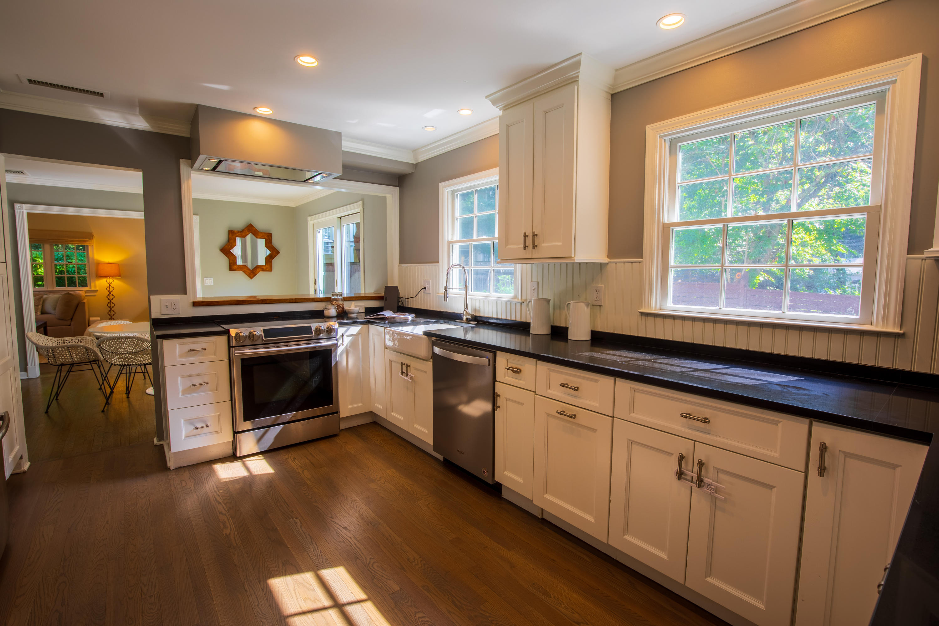 10 Old Field Road Norwalk, CT 06853 - Photo 7 of 21 a kitchen with granite countertop white cabinets and white appliances