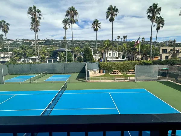 a view of a tennis court