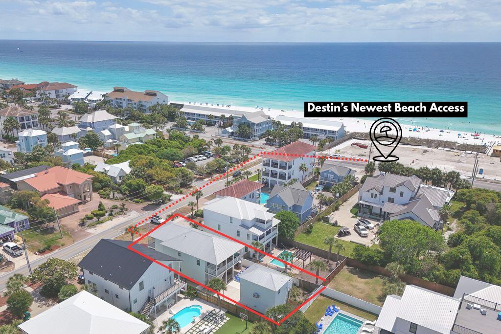 64 Dolphin Street Destin, FL 32541 - Photo 11 of 107 an aerial view of a city