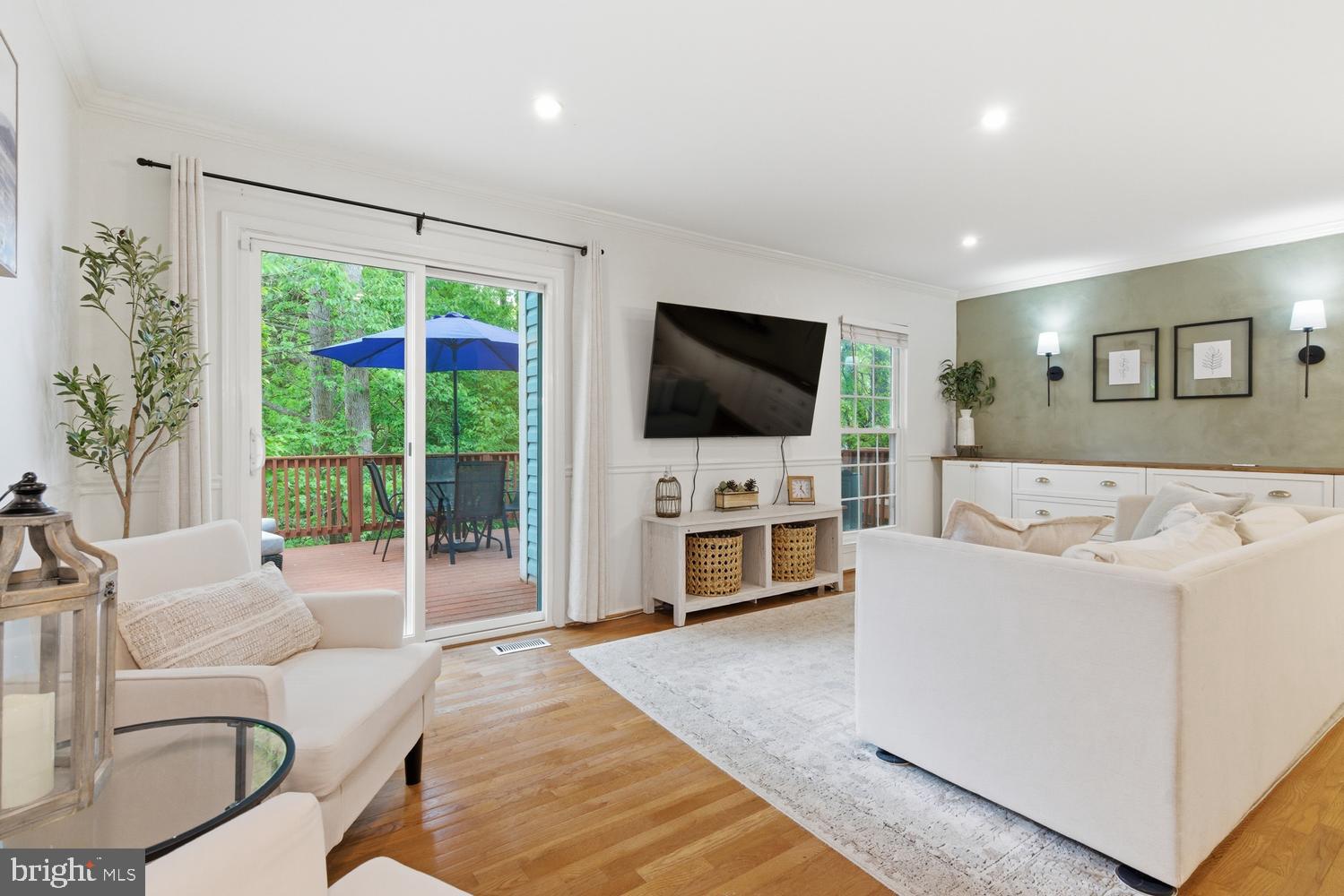 10601 Reed's Landing Circle Burke, VA 22015 - Photo 4 of 45 Family room opens to large inviting deck