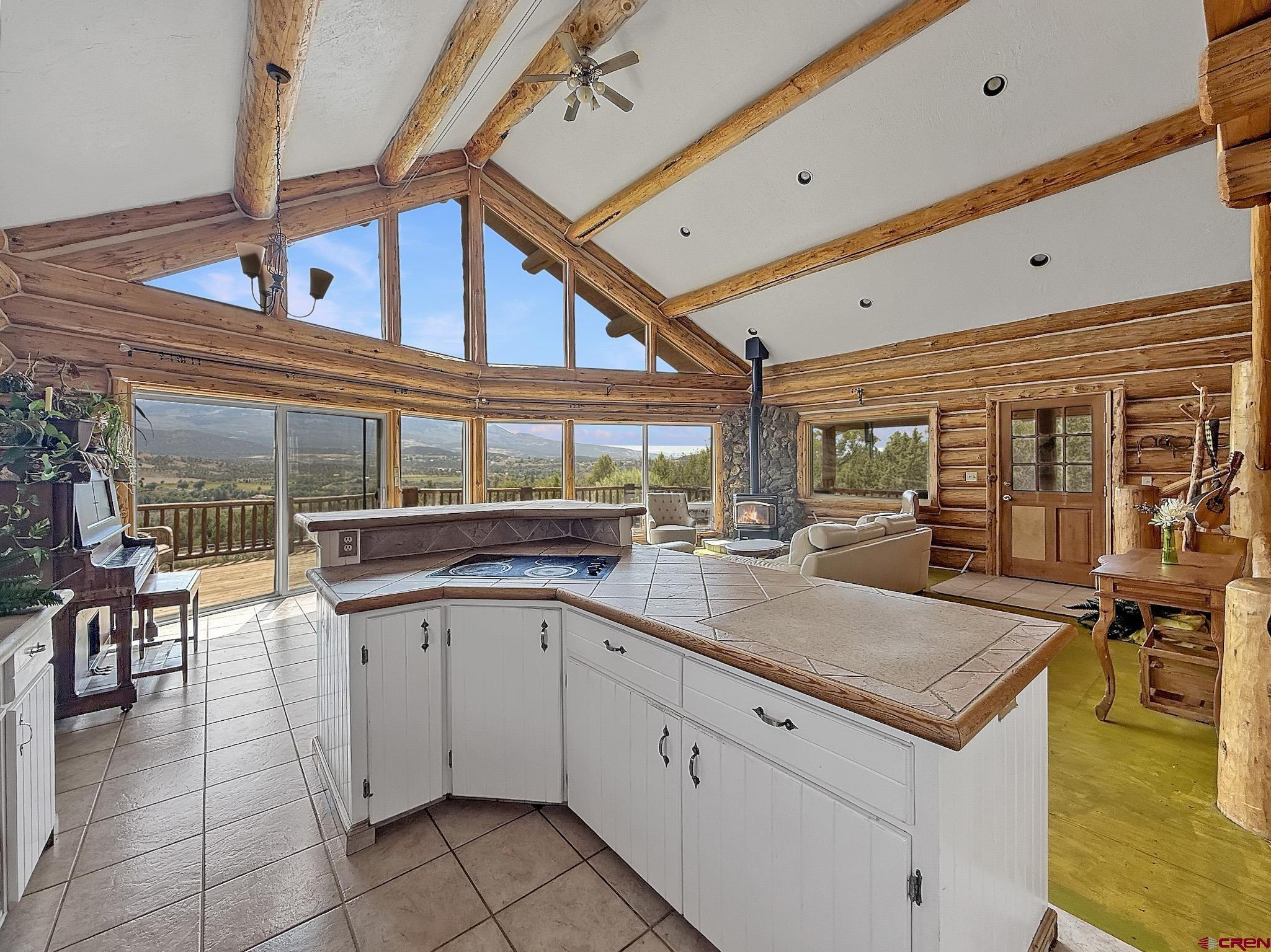 41263 Highway 133 Paonia, CO 81428 - Photo 15 of 44 a kitchen with sink and view of living room