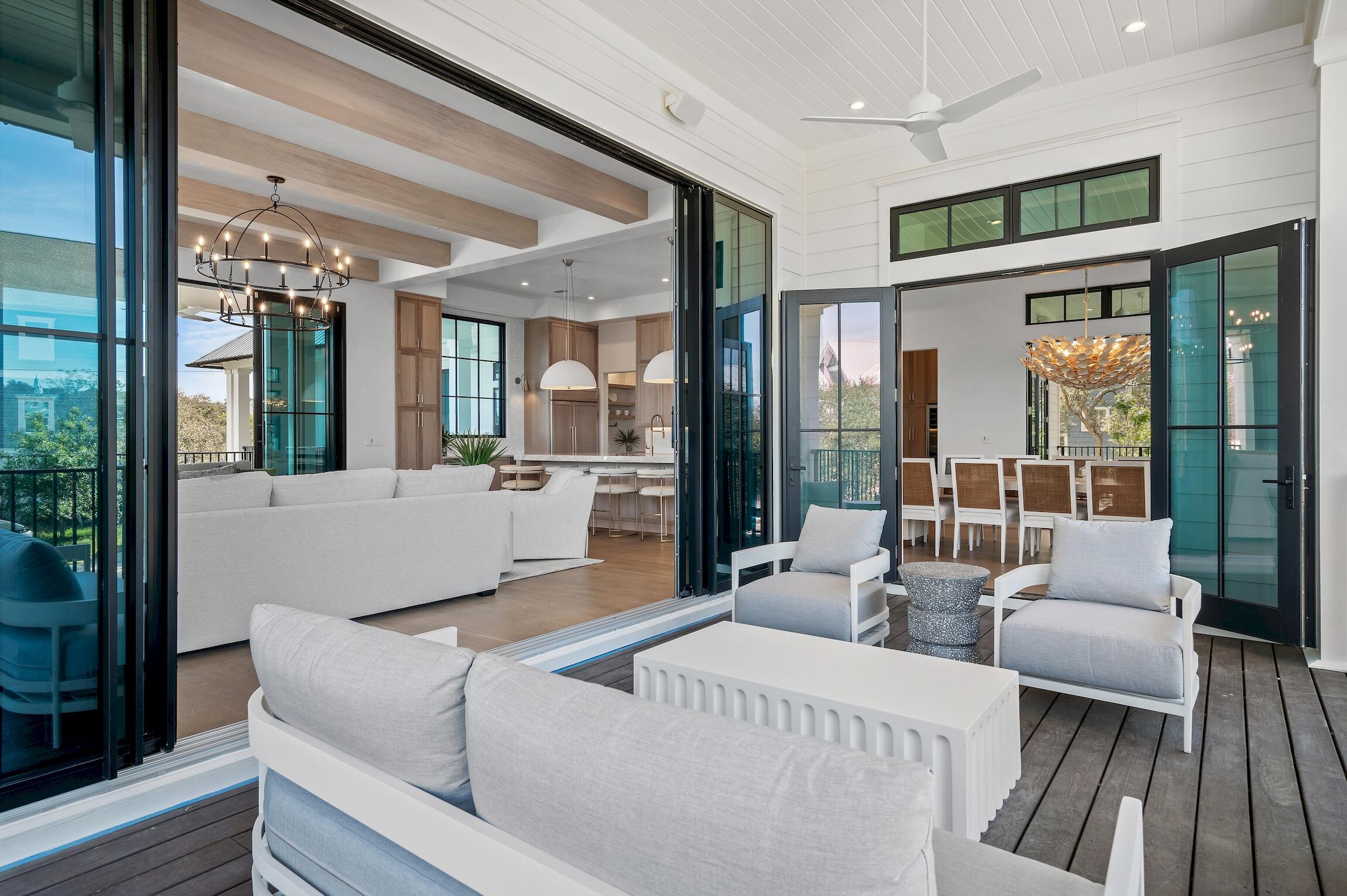 102 Bullard Road Santa Rosa Beach, FL 32459 - Photo 4 of 63 a living room with furniture and a large window