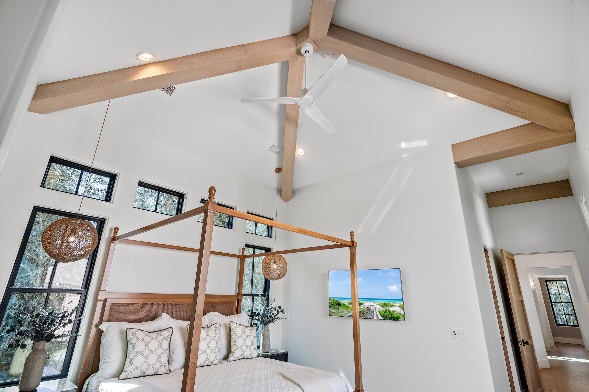 102 Bullard Road Santa Rosa Beach, FL 32459 - Photo 42 of 63 a bathroom with a sink a mirror and a shower