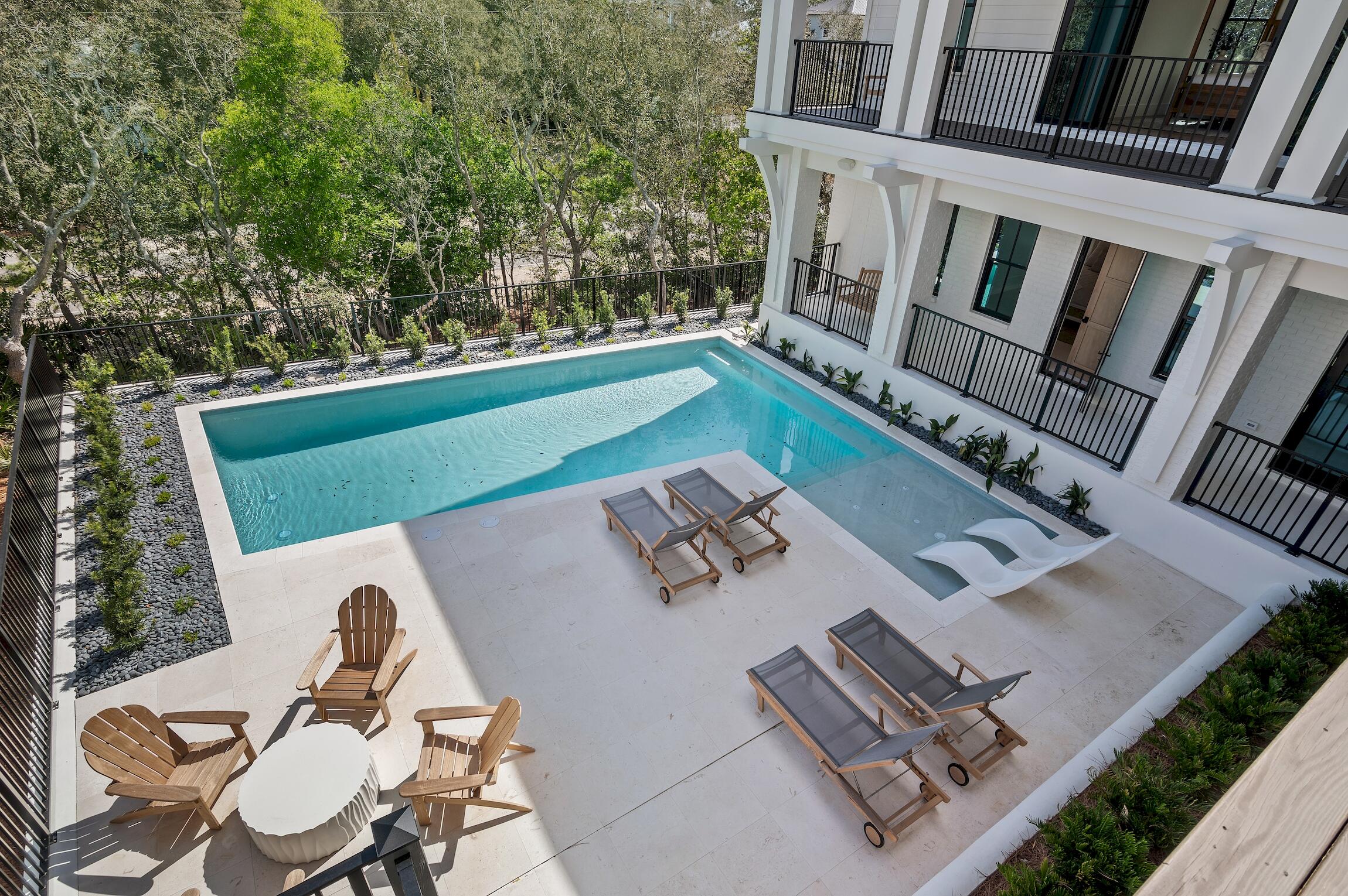 102 Bullard Road Santa Rosa Beach, FL 32459 - Photo 56 of 63 an aerial view of a house with a swimming pool