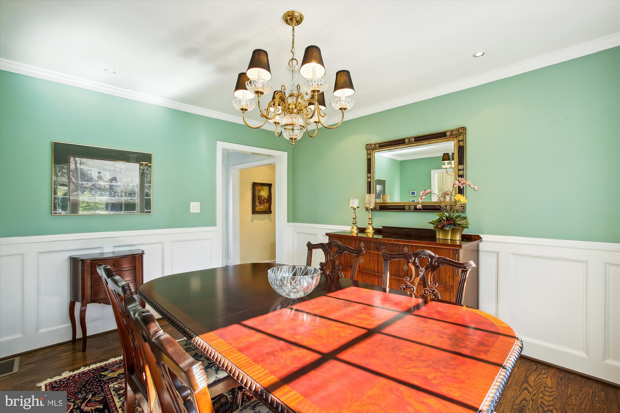 5950 Wilton Road Alexandria, VA 22310 - Photo 11 of 97 Lovely formal dining room with wainscotting