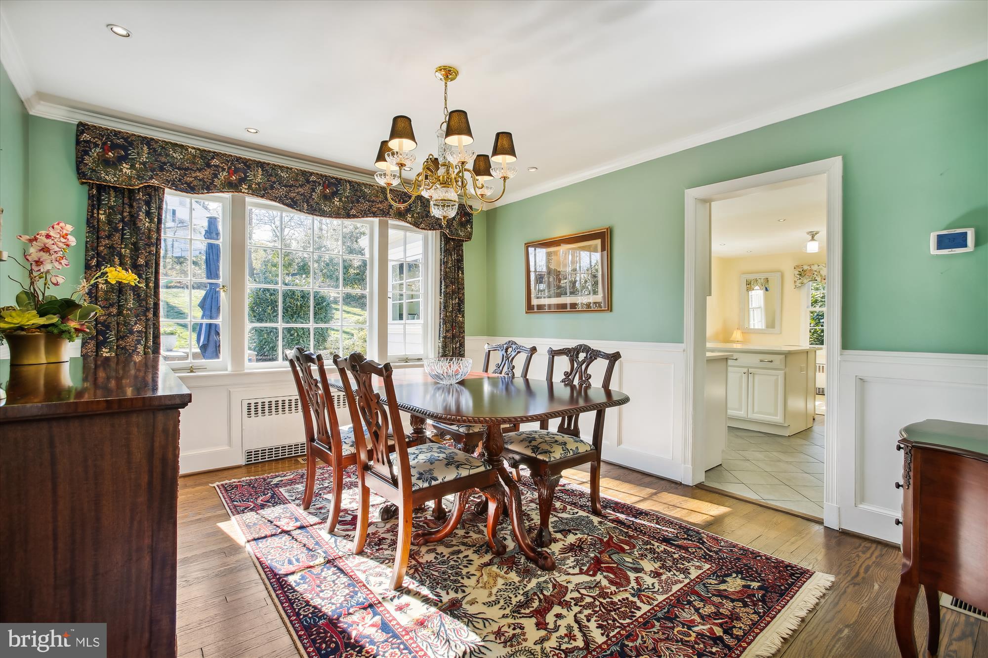 5950 Wilton Road Alexandria, VA 22310 - Photo 12 of 97 Lovely formal dining room with wainscotting