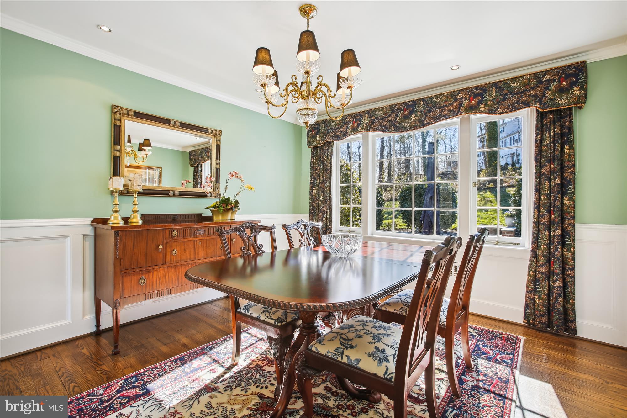 5950 Wilton Road Alexandria, VA 22310 - Photo 13 of 97 Lovely formal dining room with wainscotting