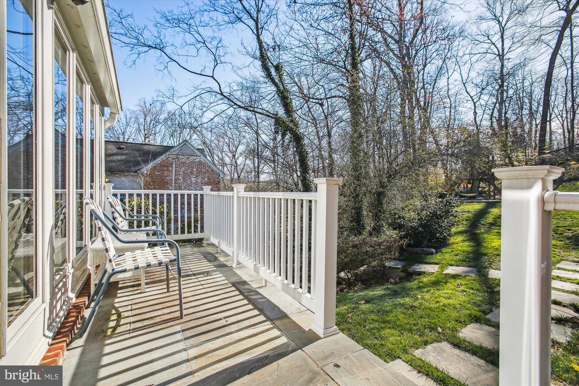 5950 Wilton Road Alexandria, VA 22310 - Photo 33 of 97 Inviting patio accessed from the sunroom