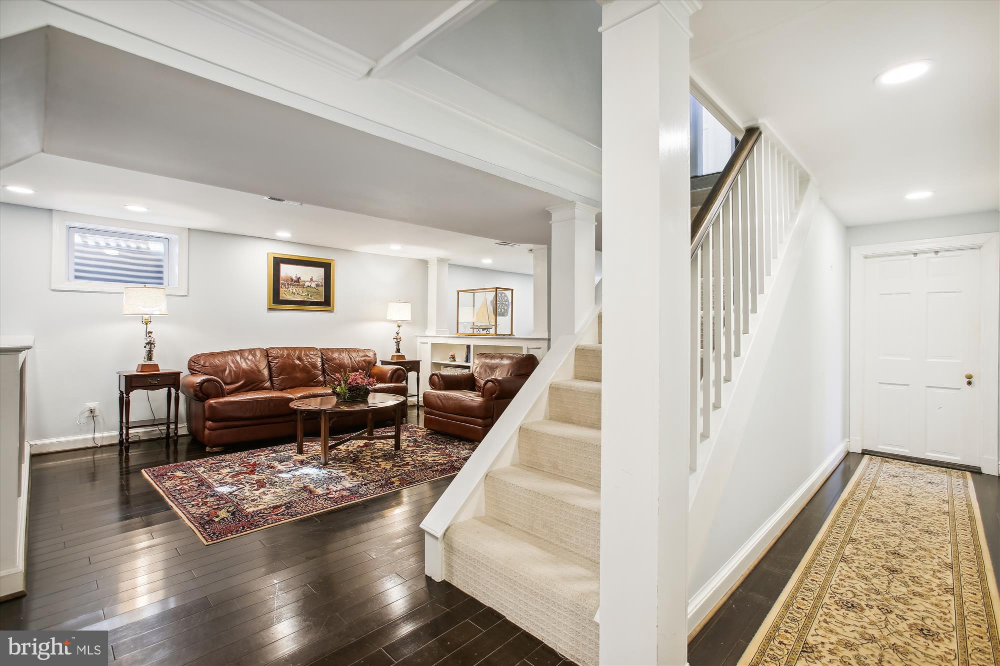 5950 Wilton Road Alexandria, VA 22310 - Photo 63 of 97 Large family room with 2 seating areas & built ins