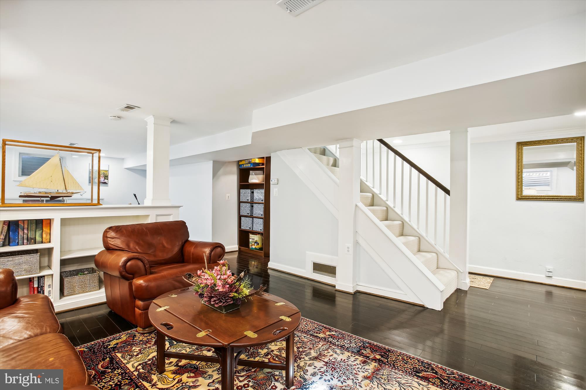 5950 Wilton Road Alexandria, VA 22310 - Photo 64 of 97 Large family room with 2 seating areas & built ins