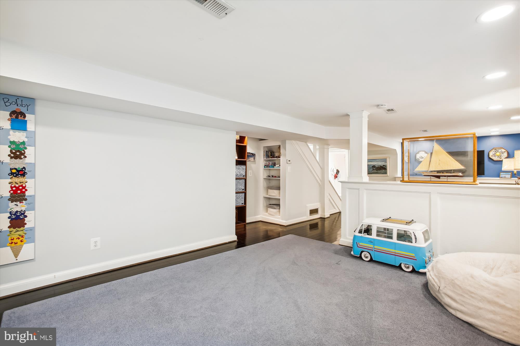 5950 Wilton Road Alexandria, VA 22310 - Photo 68 of 97 Large family room with 2 seating areas & built ins