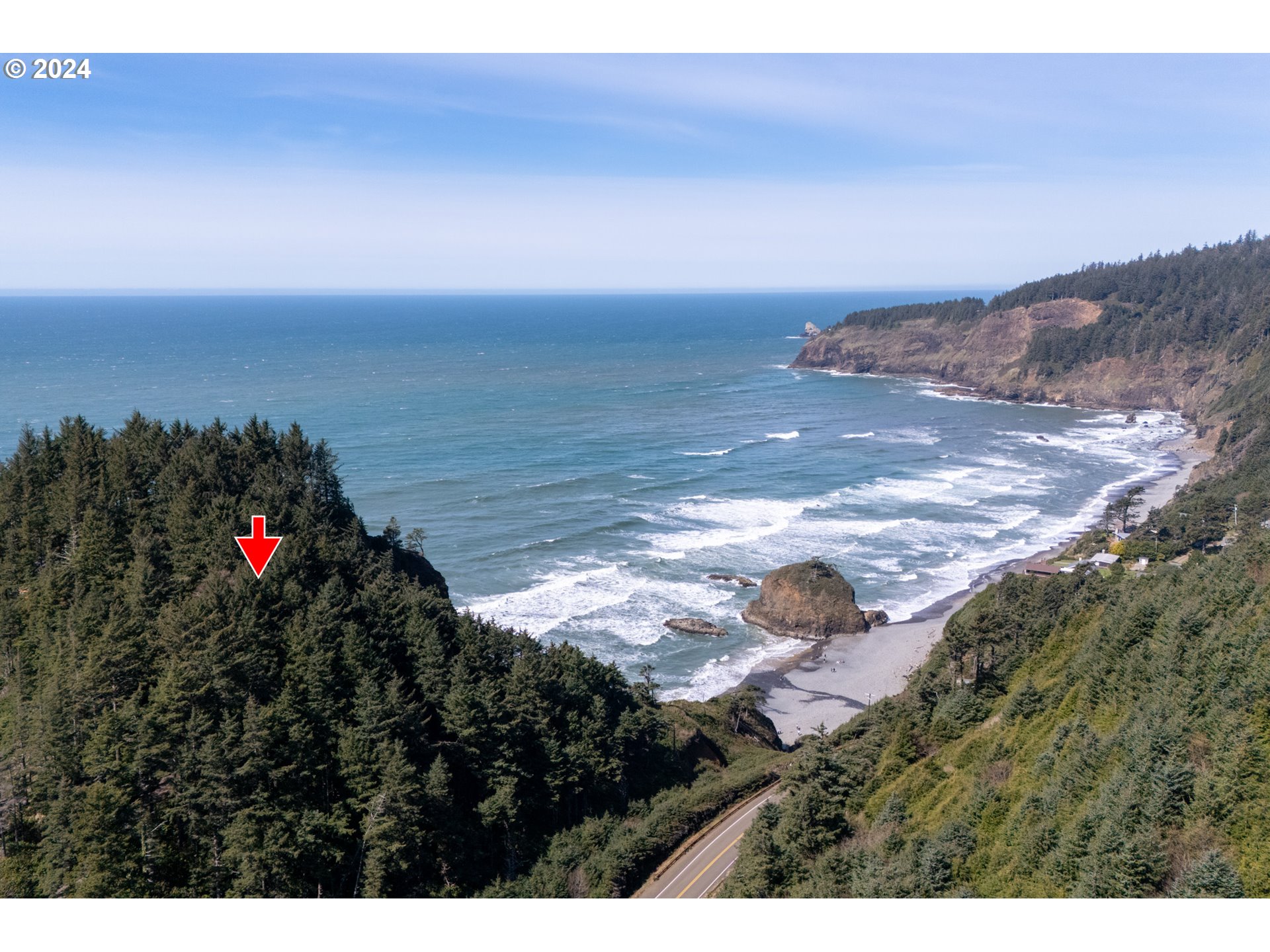 a view of outdoor space and ocean