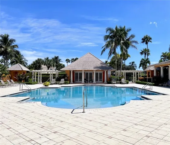 a view of a house with pool