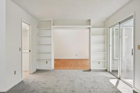 a view of a room with window