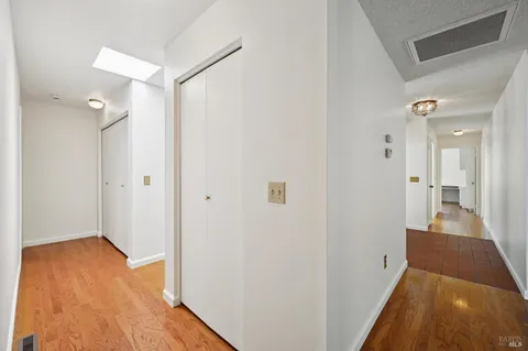 a view of a garden from a window