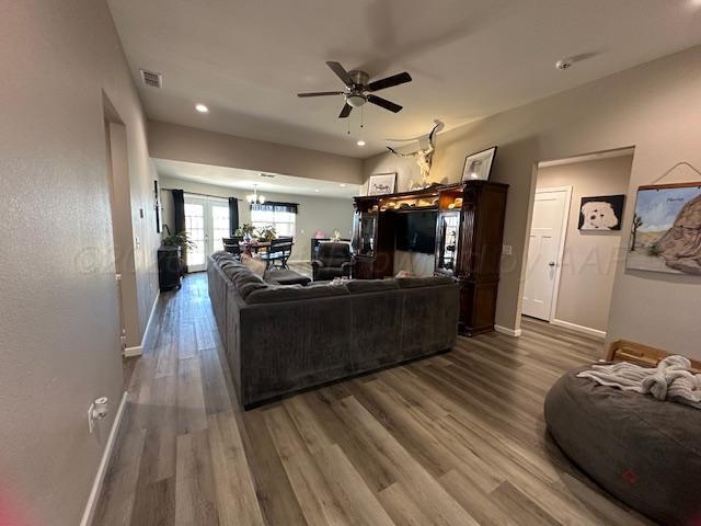 500 Poplar Dumas, TX 79029 - Photo 3 of 13 a living room with furniture and a flat screen tv
