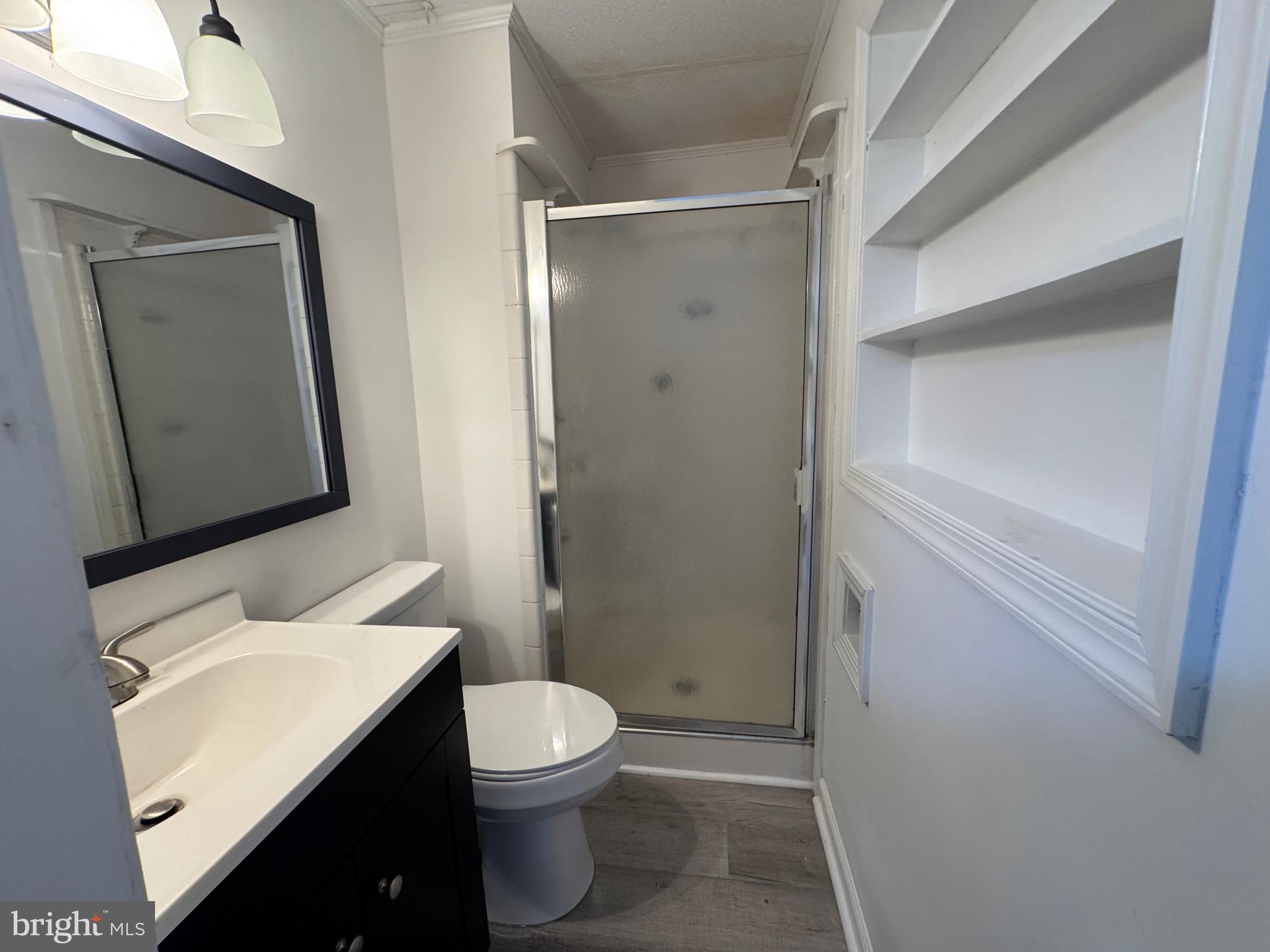 26374 Hill Road Ruther Glen, VA 22546 - Photo 20 of 31 a bathroom with a sink a toilet and shower