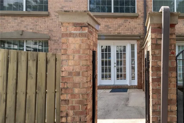 a view of front door of house and front door