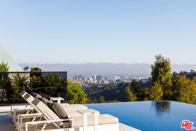 a view of outdoor space and city view