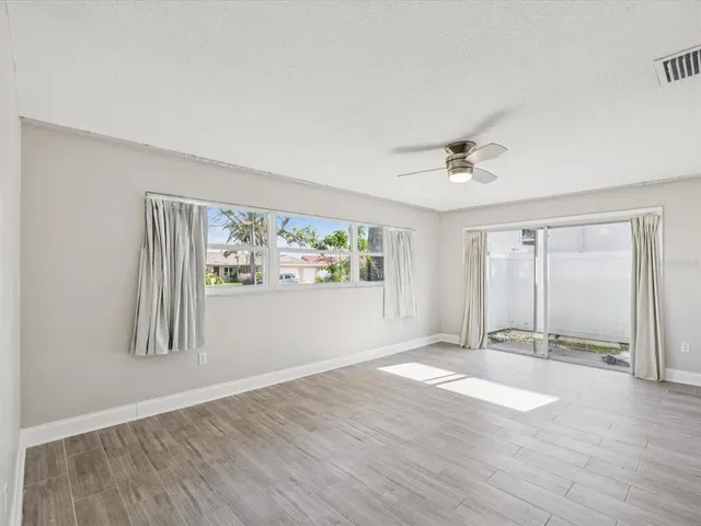 a view of a swimming pool with a lake view