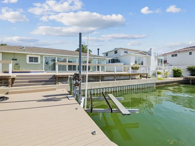 a view of a building with a garden