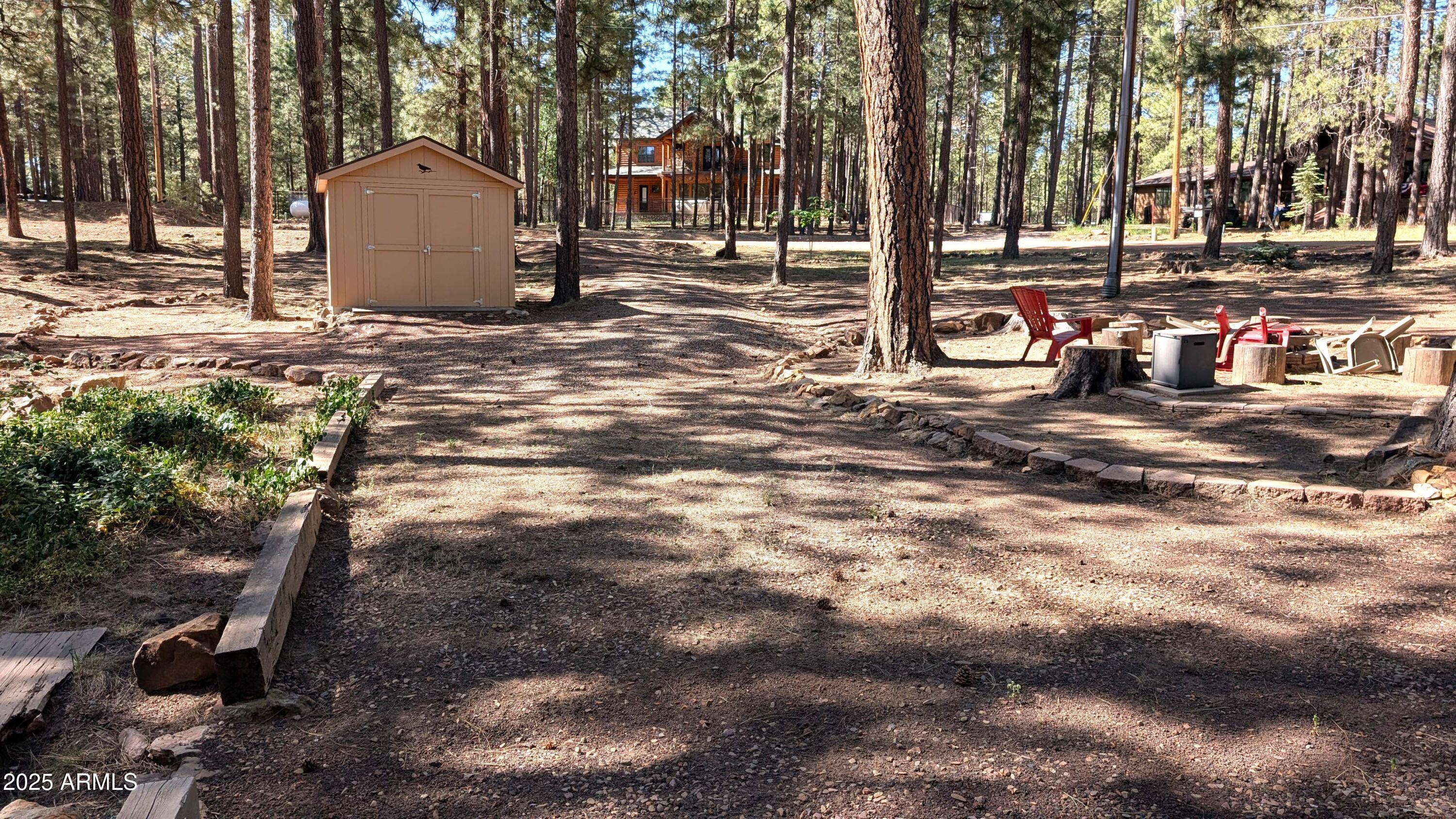 2425 Tall Trees Loop Forest Lakes, AZ 85931 - Photo 6 of 43 a view of a backyard of the house