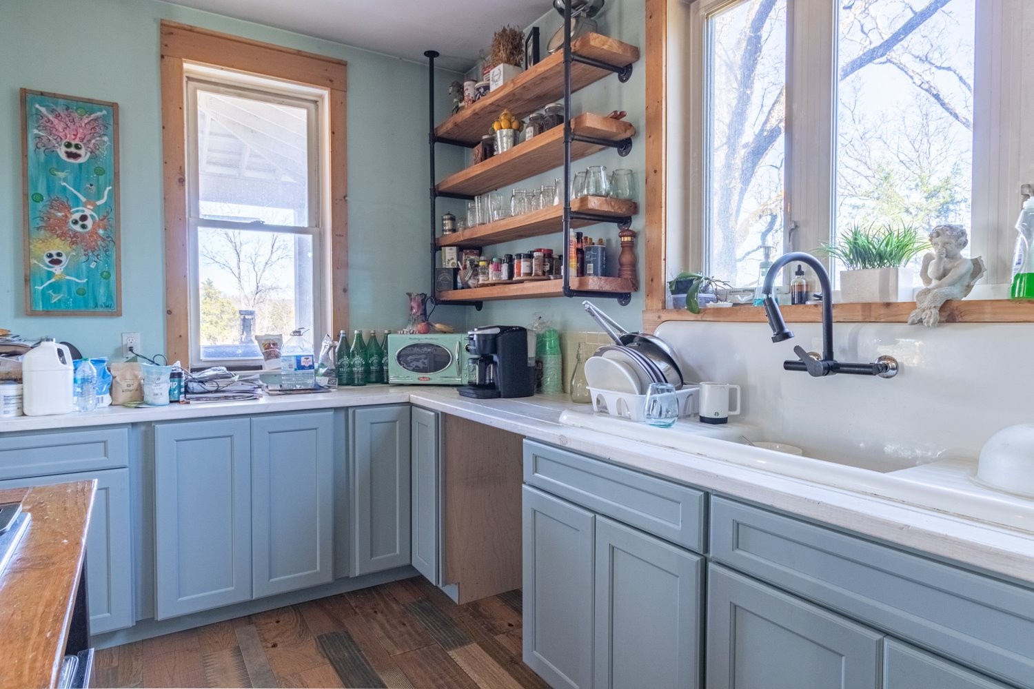 1277 Coosie Branch Road Cornersville, TN 37047 - Photo 14 of 47 a kitchen with a sink cabinets and window