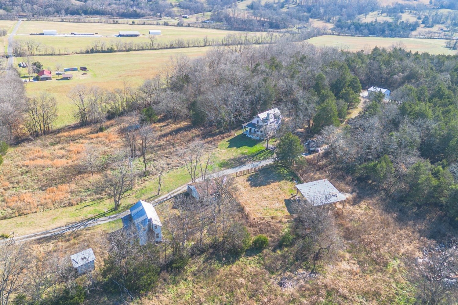 1277 Coosie Branch Road Cornersville, TN 37047 - Photo 32 of 47 a view of a yard with lake