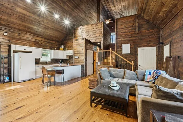 a room with natural light