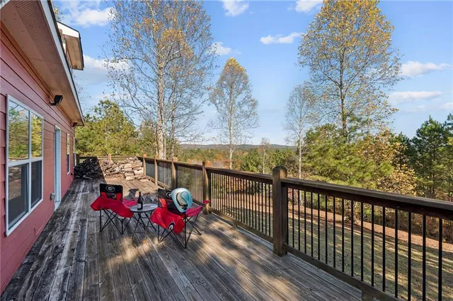 a view of a back yard of the house