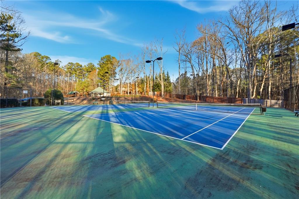 2152 Paces Vale Place Lawrenceville, GA 30043 - Photo 32 of 39 a view of yard tennis court