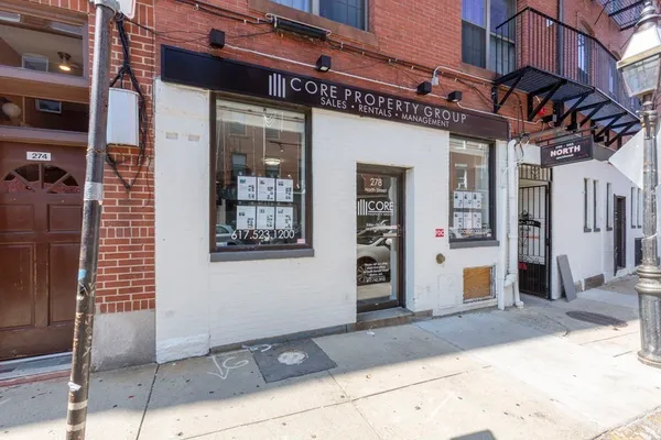 a view of a house with a large windows