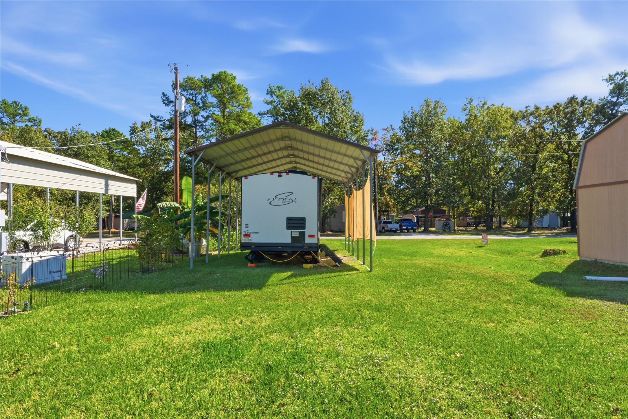100 St Croix Drive Point Blank, TX 77364 - Photo 26 of 28 a view of a garden with a slide