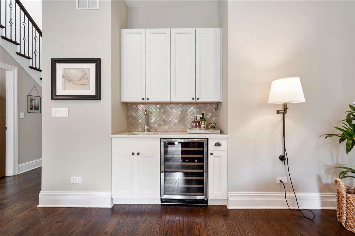 2921 Simpson Street Evanston, IL 60201 - Photo 14 of 41 a view of kitchen and wooden floor