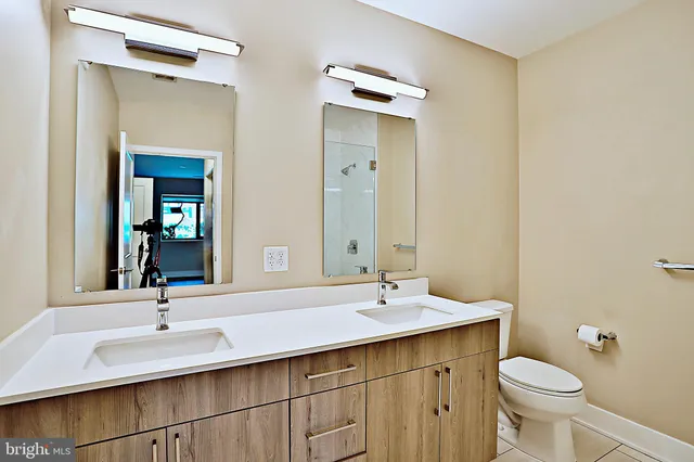 a bathroom with a sink and a toilet