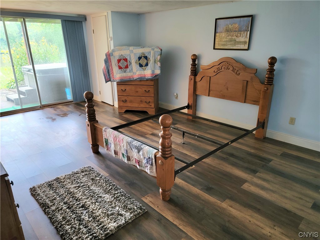 10026 Jordan Road Cato, NY 13080 - Photo 31 of 38 Bedroom in Basement with walk out to hot tub