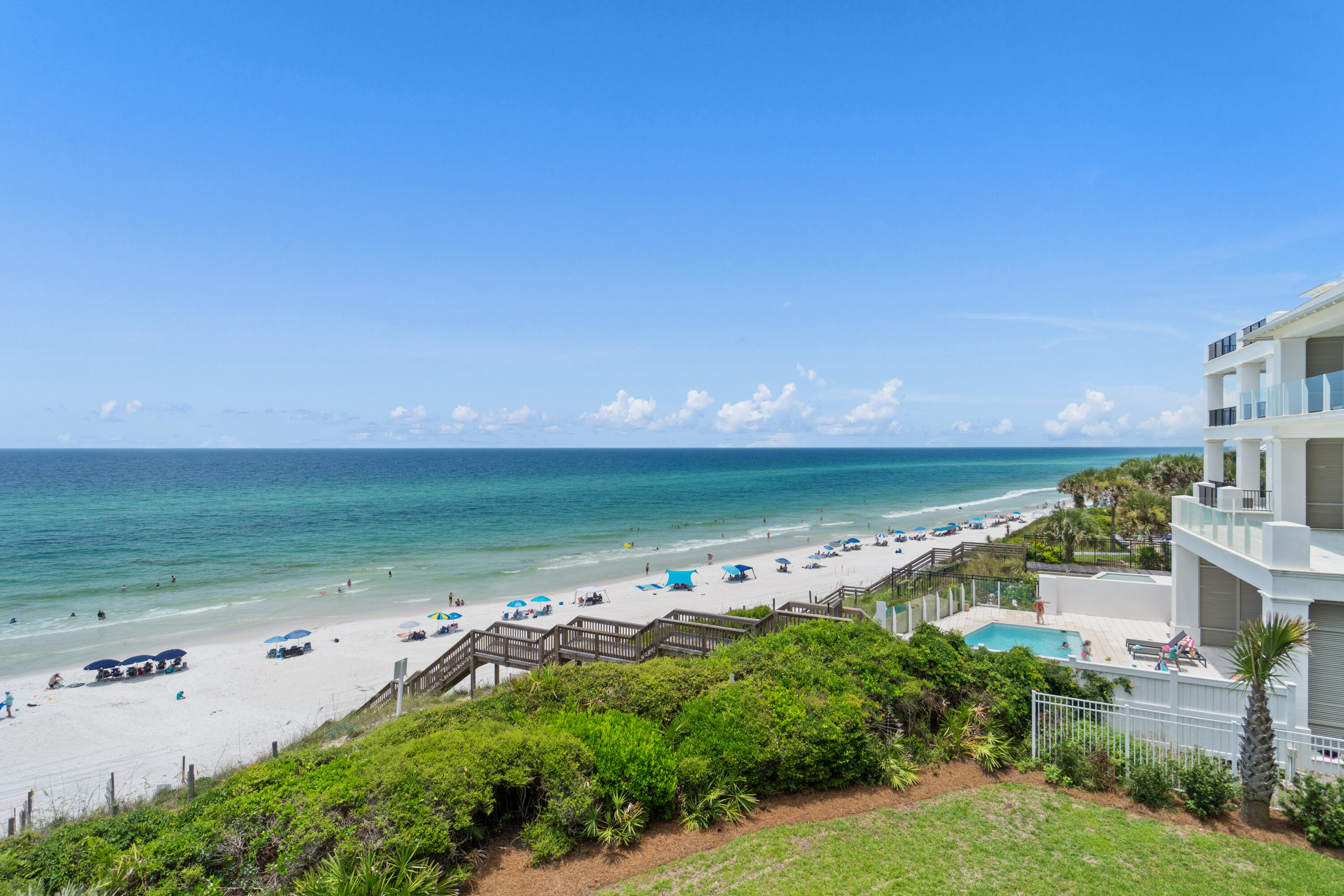 32461 East County Highway 30A, Unit 330 Inlet Beach, FL 32461 - Photo 27 of 31 an aerial view of beach and ocean