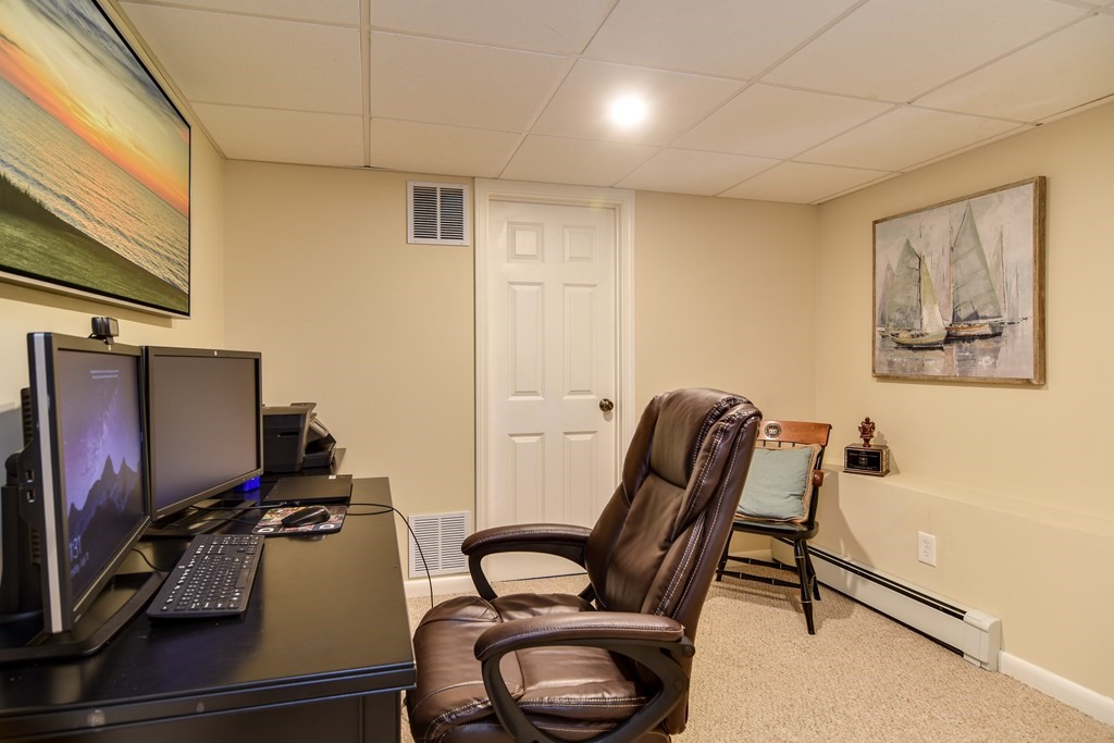 9 Longmeadow Road Medfield, MA 02052 - Photo 20 of 31 a view of workspace with wooden floor windows