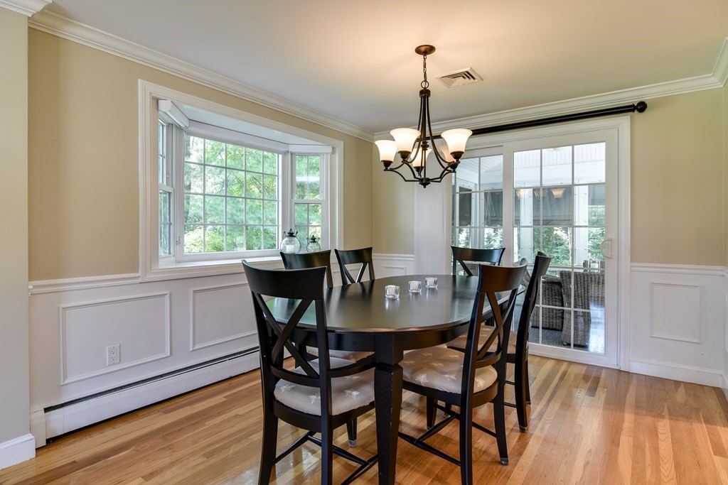 9 Longmeadow Road Medfield, MA 02052 - Photo 7 of 31 a view of a dining room with furniture window and wooden floor